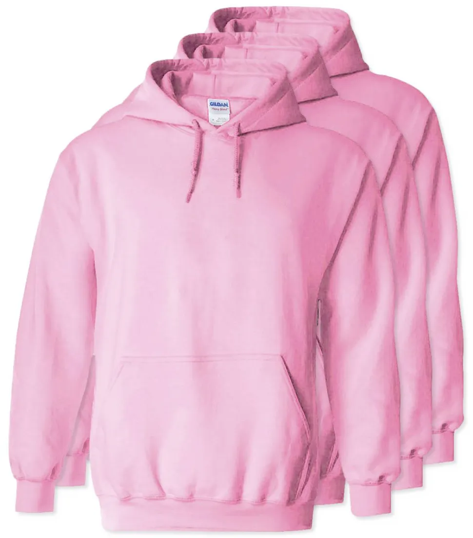 Lot de 3 Gildan 18500 - Sweat à capuche en molleton Heavy Blend