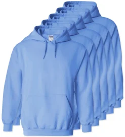 Lot de 5 Gildan 18500 - Sweat à capuche en molleton épais