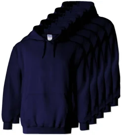 Lot de 5 Gildan 18500 - Sweat à capuche en molleton épais