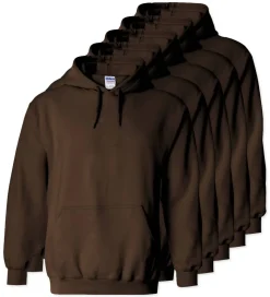 Lot de 5 Gildan 18500 - Sweat à capuche en molleton épais