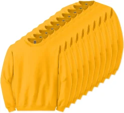 Lot de 10 Gildan 18000 - Sweat-shirt à col rond