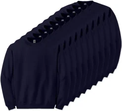 Lot de 10 Gildan 18000 - Sweat-shirt à col rond