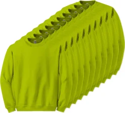 Lot de 10 Gildan 18000 - Sweat-shirt à col rond