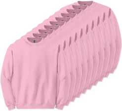 Lot de 10 Gildan 18000 - Sweat-shirt à col rond