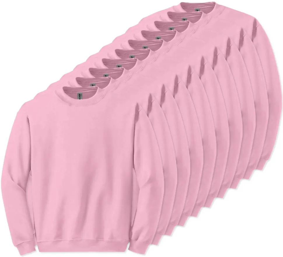 Lot de 10 Gildan 18000 - Sweat-shirt à col rond
