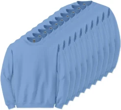 Lot de 10 Gildan 18000 - Sweat-shirt à col rond
