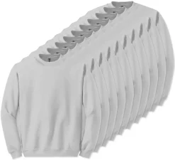 Lot de 10 Gildan 18000 - Sweat-shirt à col rond