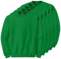Lot de 5 Gildan 18000 - Sweatshirt à col rond