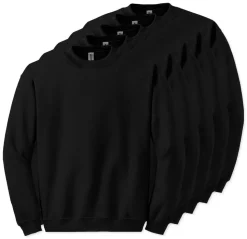 Lot de 5 Gildan 18000 - Sweatshirt à col rond
