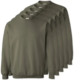 Lot de 5 Gildan 18000 - Sweatshirt à col rond