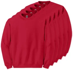 Lot de 5 Gildan 18000 - Sweatshirt à col rond