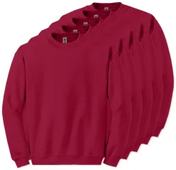 Lot de 5 Gildan 18000 - Sweatshirt à col rond