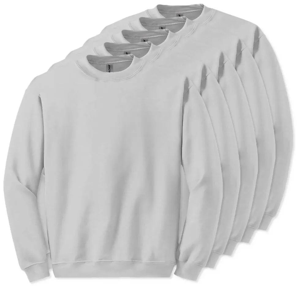 Lot de 5 Gildan 18000 - Sweatshirt à col rond