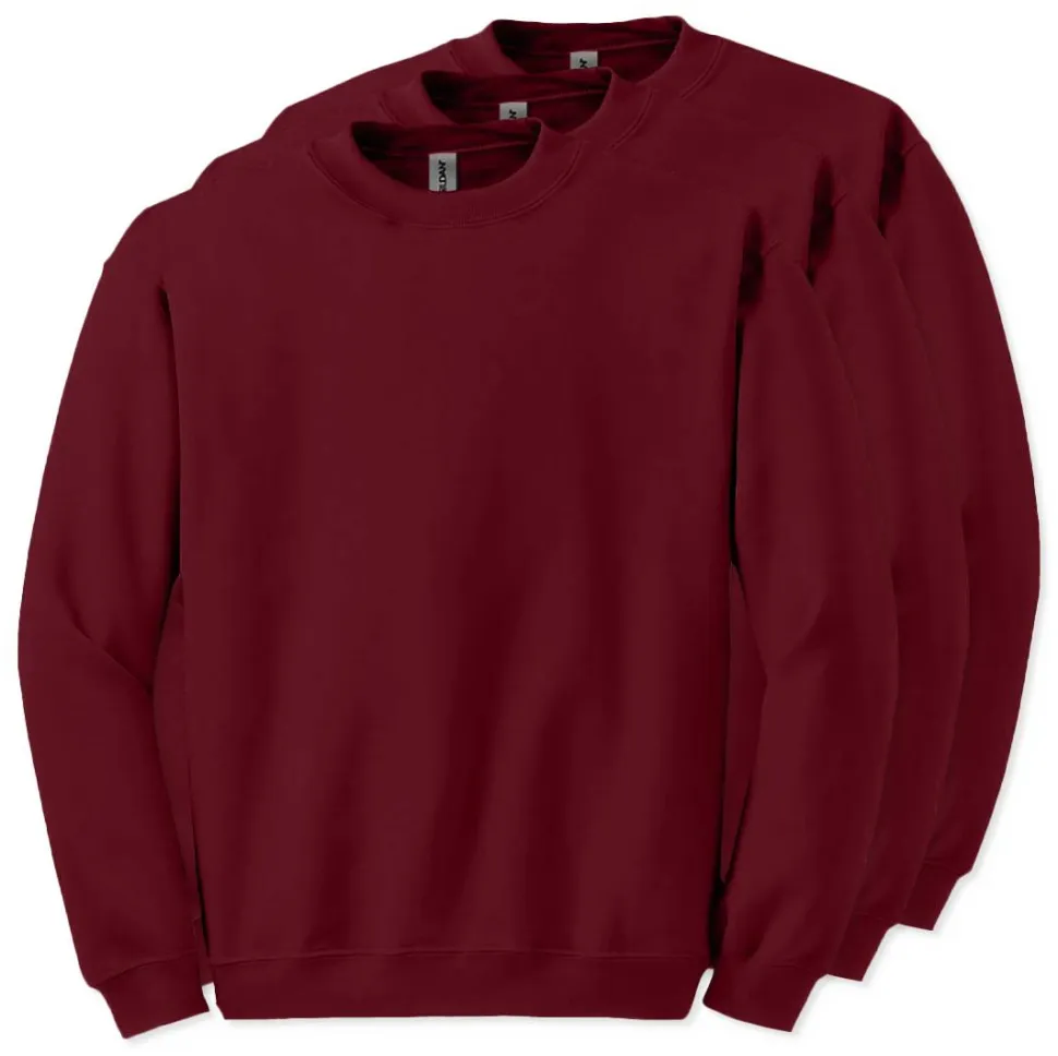 Lot de 3 Gildan 18000 - Sweat-shirt à col rond