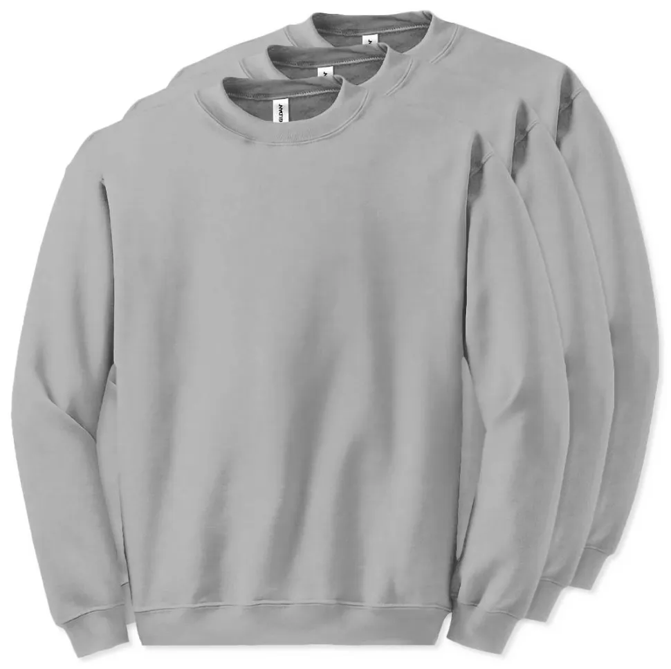 Lot de 3 Gildan 18000 - Sweat-shirt à col rond