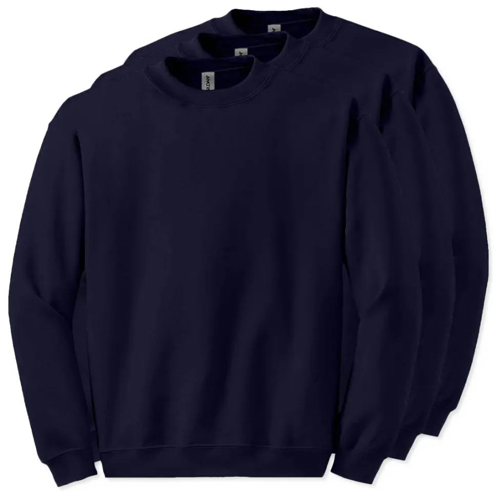Lot de 3 Gildan 18000 - Sweat-shirt à col rond