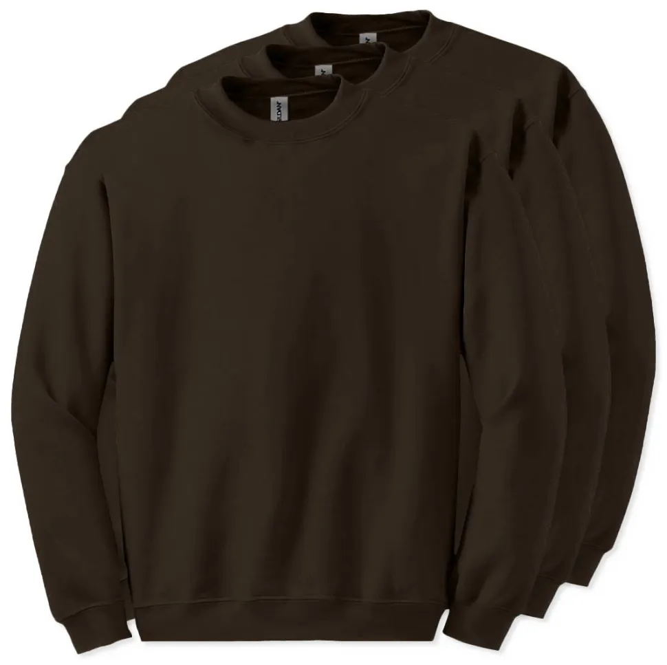 Lot de 3 Gildan 18000 - Sweat-shirt à col rond