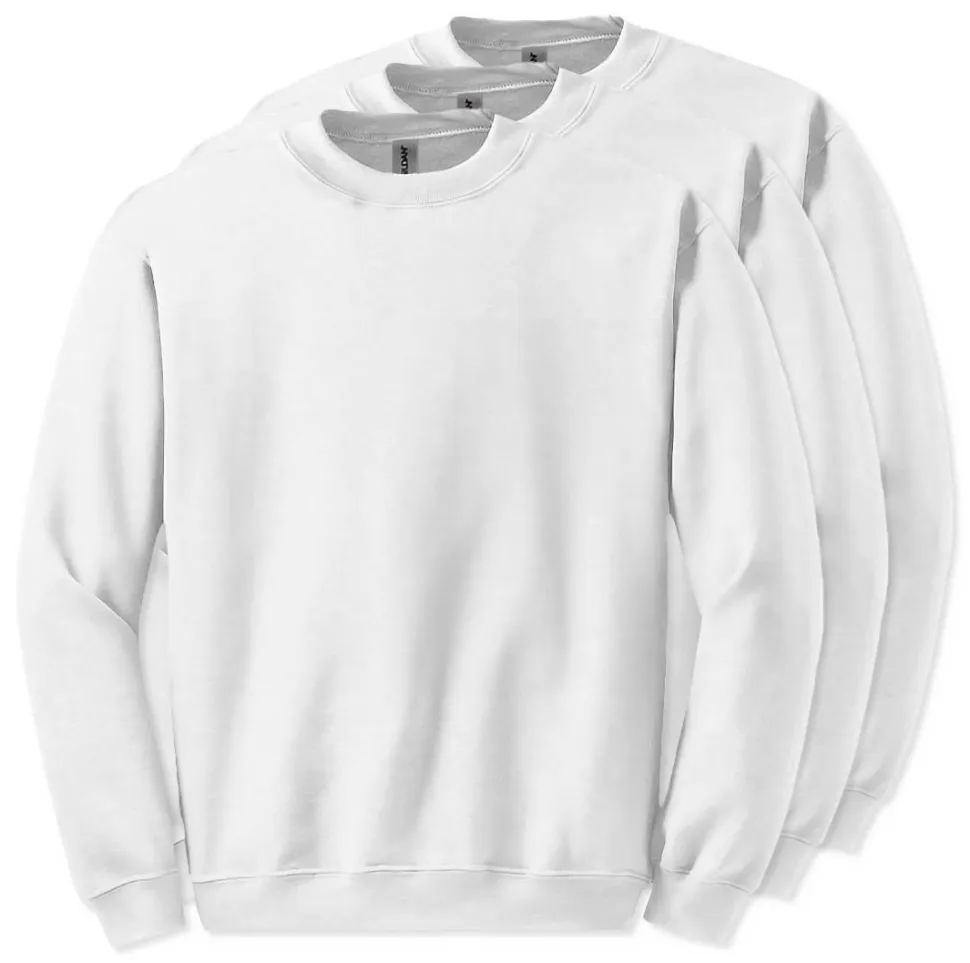 Lot de 3 Gildan 18000 - Sweat-shirt à col rond