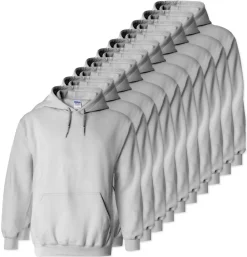 Lot de 10 Gildan 18500 - Sweatshirt à capuche en molleton épais