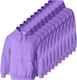 Lot de 10 Gildan 18500 - Sweatshirt à capuche en molleton épais