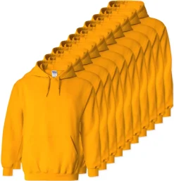 Lot de 10 Gildan 18500 - Sweatshirt à capuche en molleton épais