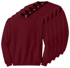 Lot de 50 sweatshirts Gildan 18000 - Col rond