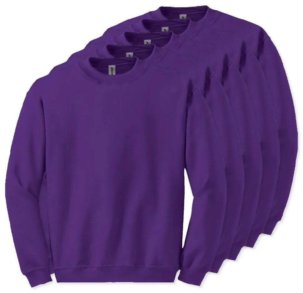 Lot de 50 sweatshirts Gildan 18000 - Col rond