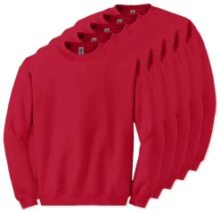 Lot de 50 sweatshirts Gildan 18000 - Col rond