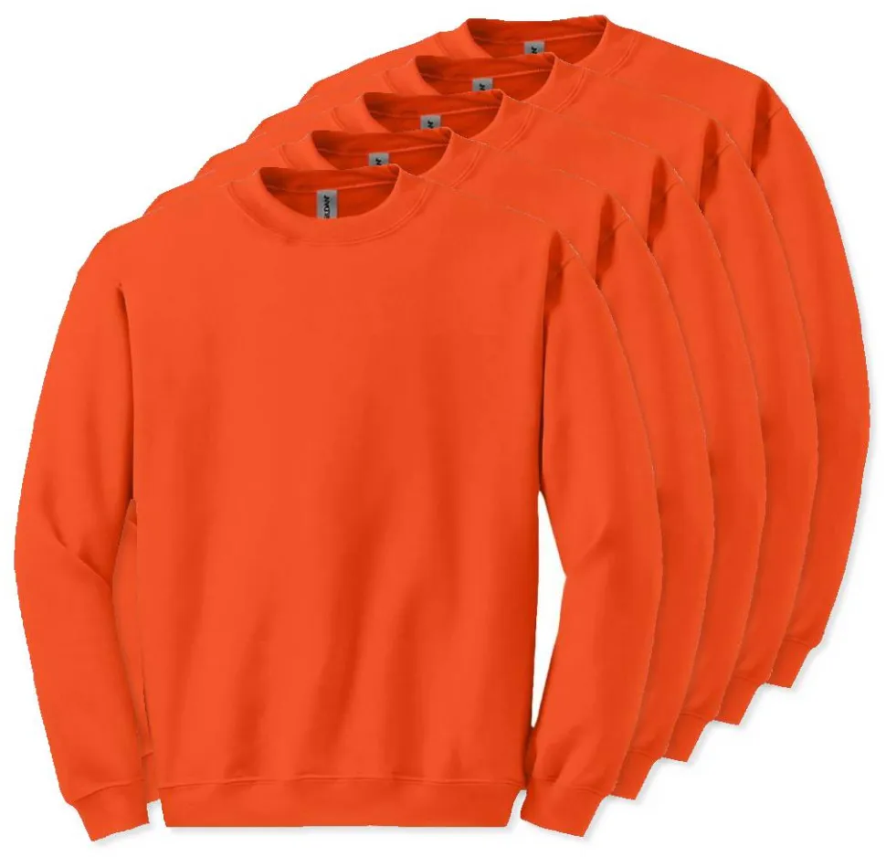 Lot de 50 sweatshirts Gildan 18000 - Col rond