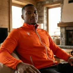MACRON MA8122 - Sweat à Capuche Zippé avec Poches Réversibles