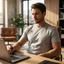 MACRON MA9187 - T-shirt Léger à Coupe Linéaire pour Héros