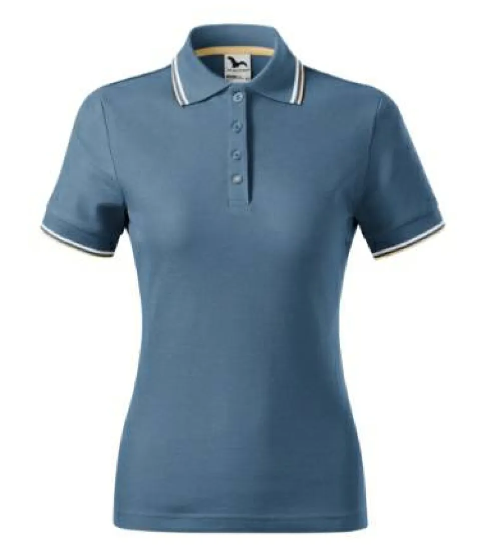 Malfini 233 - Polo Élégant à Rayures Contrastées