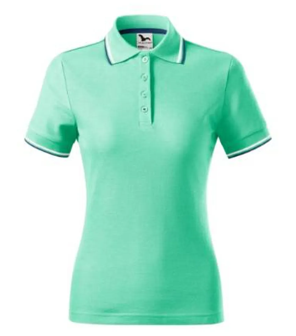 Malfini 233 - Polo Élégant à Rayures Contrastées