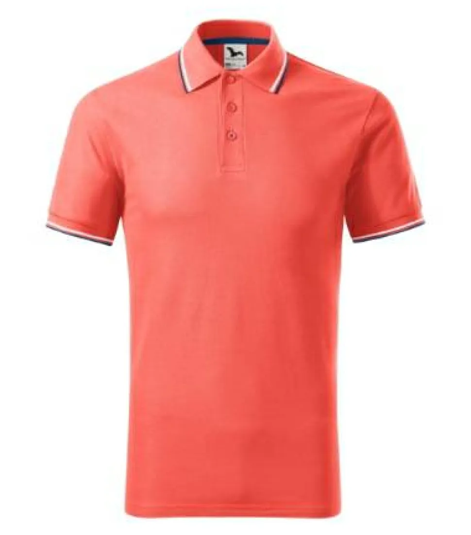 Malfini 232 - Polo Élégant à Rayures Contrastées