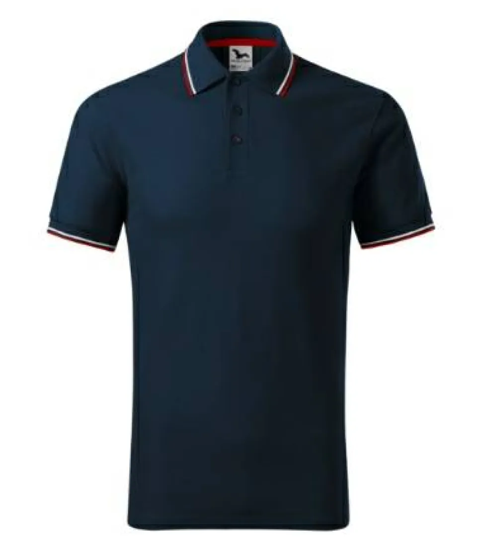 Malfini 232 - Polo Élégant à Rayures Contrastées