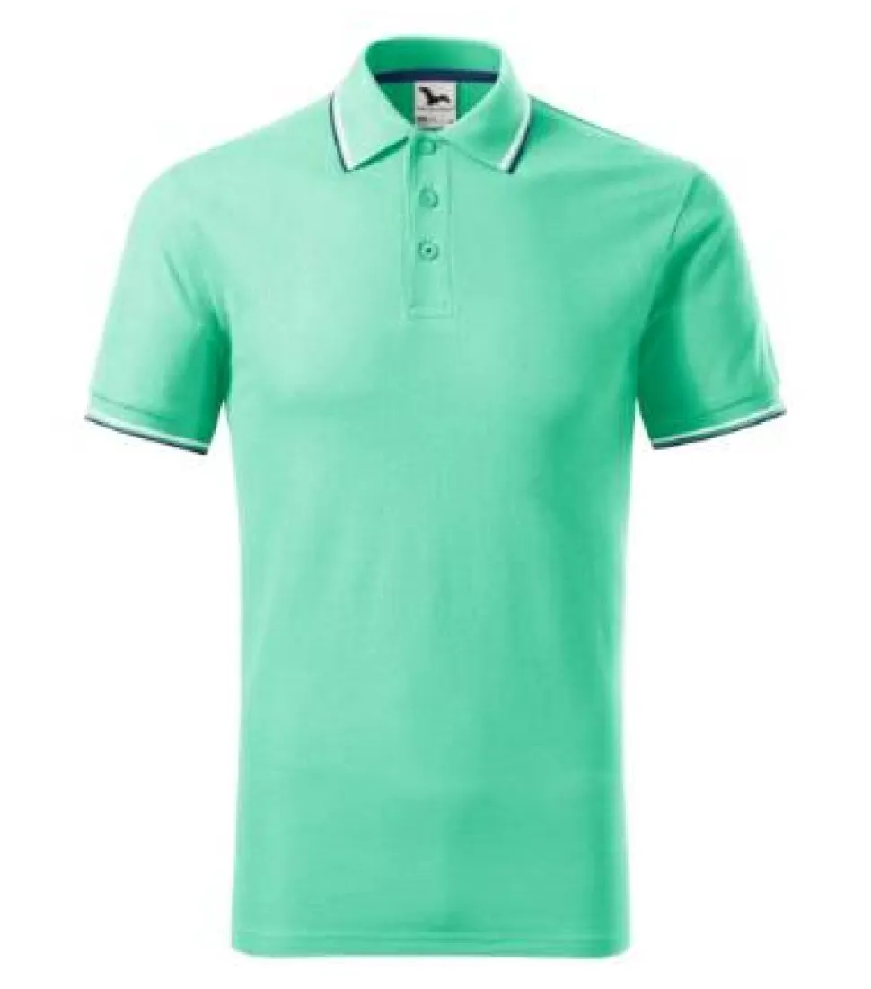Malfini 232 - Polo Élégant à Rayures Contrastées