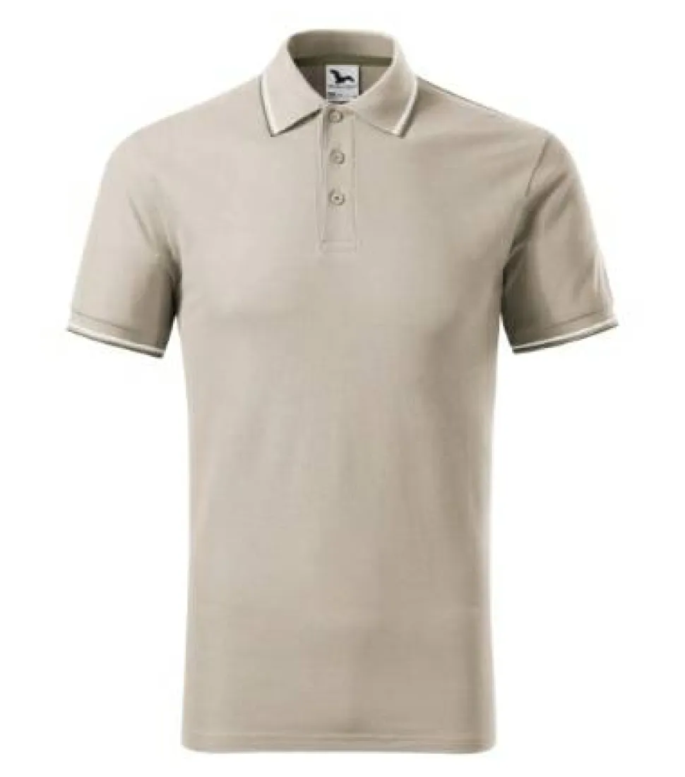 Malfini 232 - Polo Élégant à Rayures Contrastées