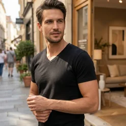 Malfini 146 - t-shirt Lim Fit V-neck homme