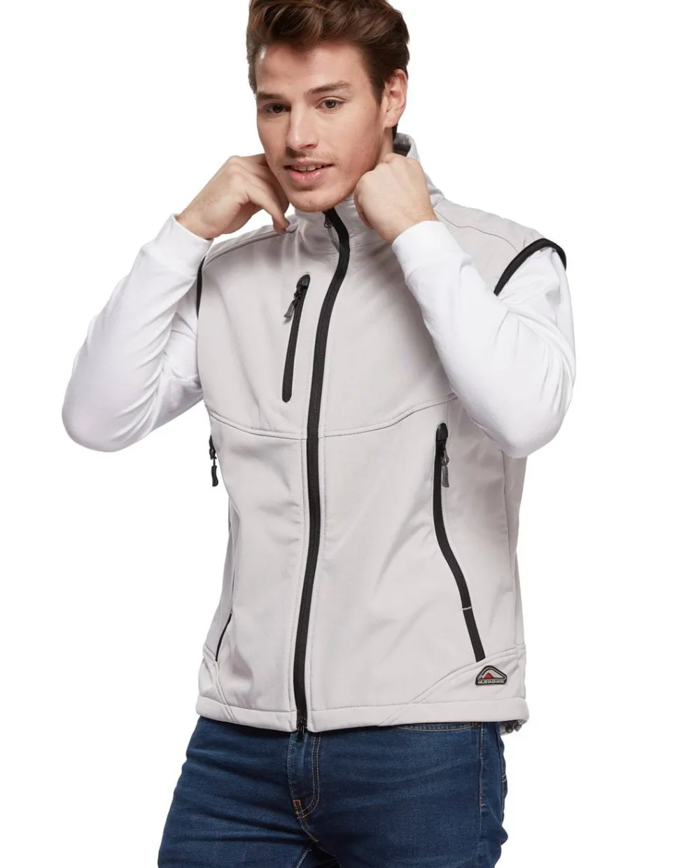 Mustaghata CARBONE - Bodywarmer Softshell 3 Couches