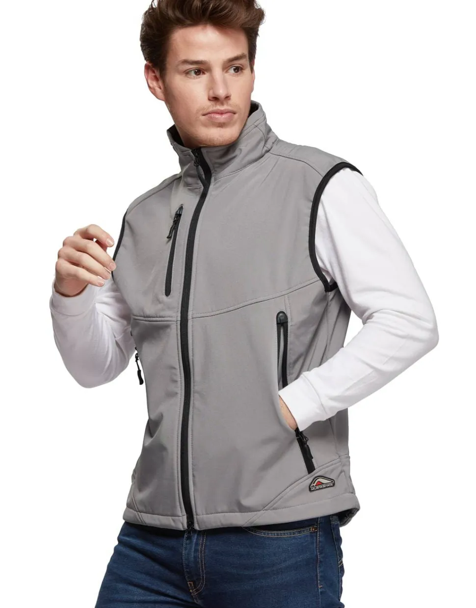 Mustaghata CARBONE - Bodywarmer Softshell 3 Couches