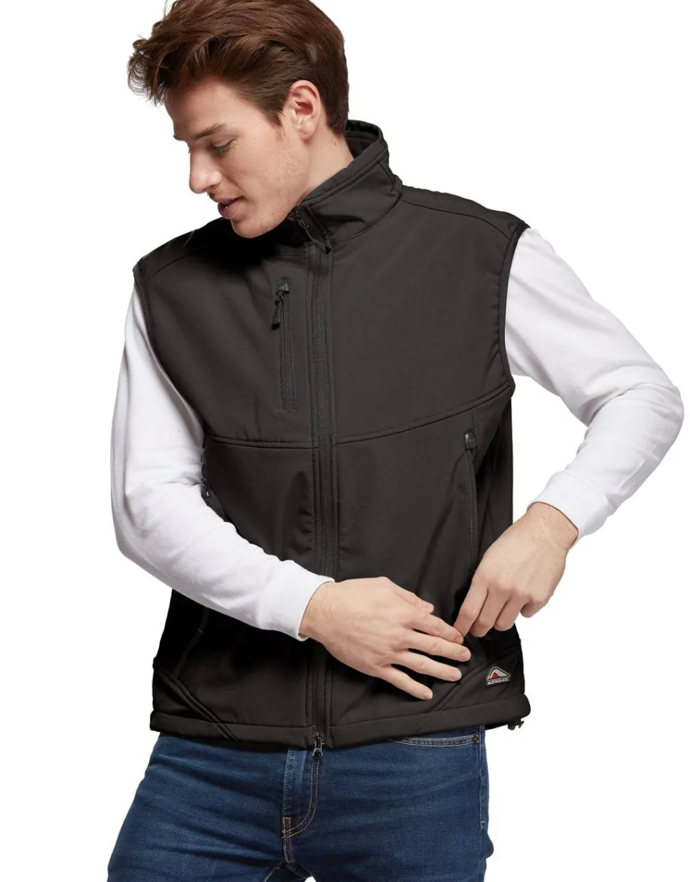 Mustaghata CARBONE - Bodywarmer Softshell 3 Couches