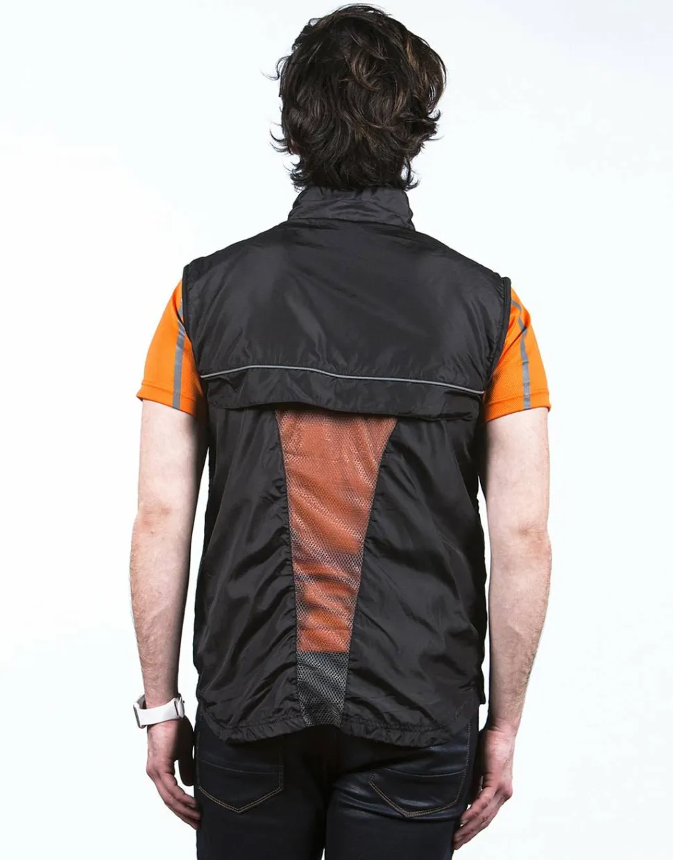 Mustaghata DYNAMIX - Gilet Coupe-Vent Respirant Unisexe pour Course
