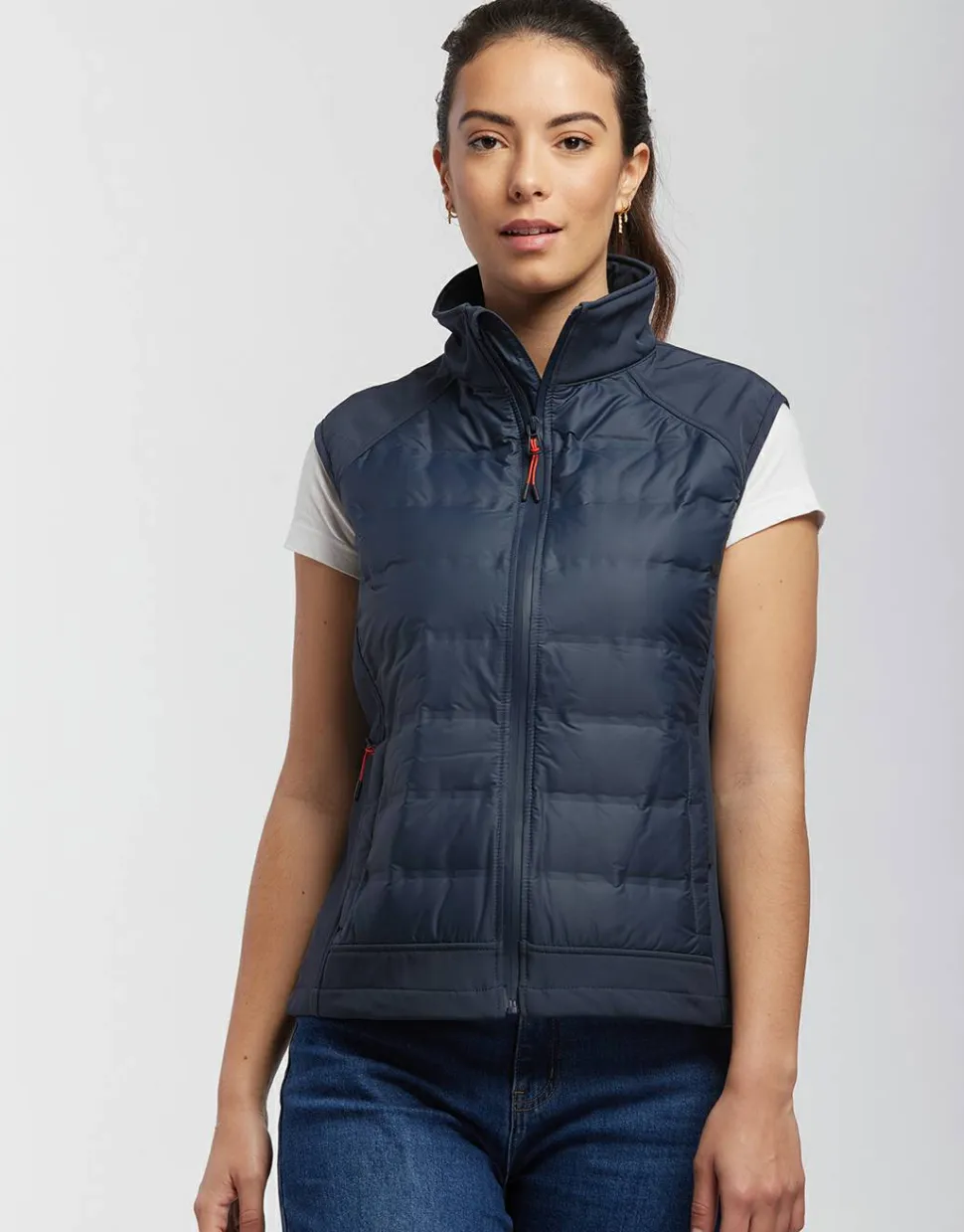 Mustaghata GAMMA - Bodywarmer Hybride Femme Softshell-Doudoune