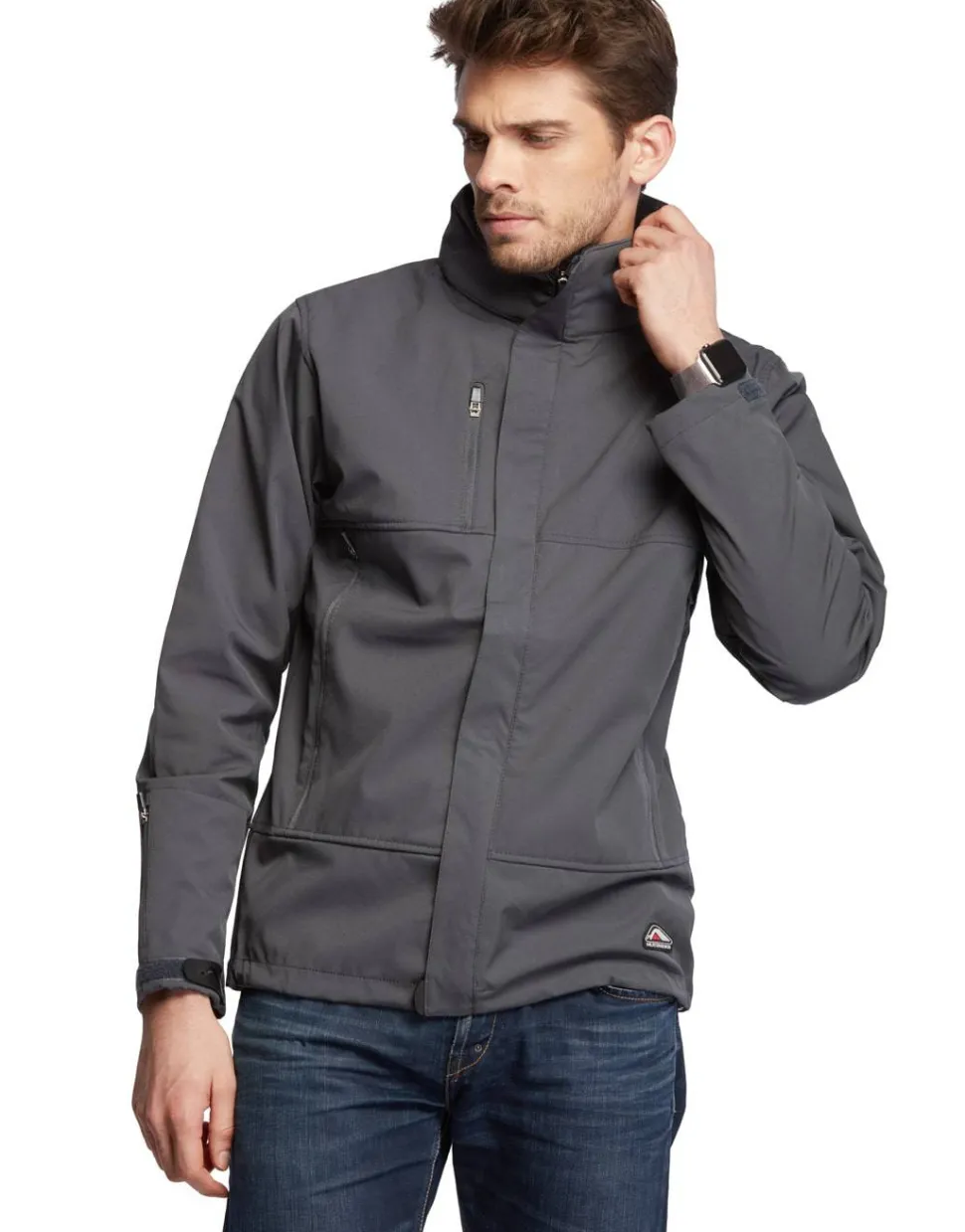 Mustaghata JASPER - Veste Softshell Homme 3 en 1 Imperméable et Confortable