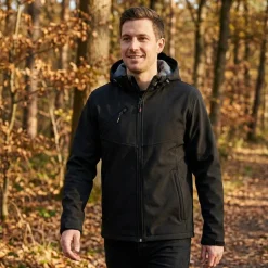 Mustaghata NISEKO - Veste Softshell Homme 3 Couches Respirante et Confortable