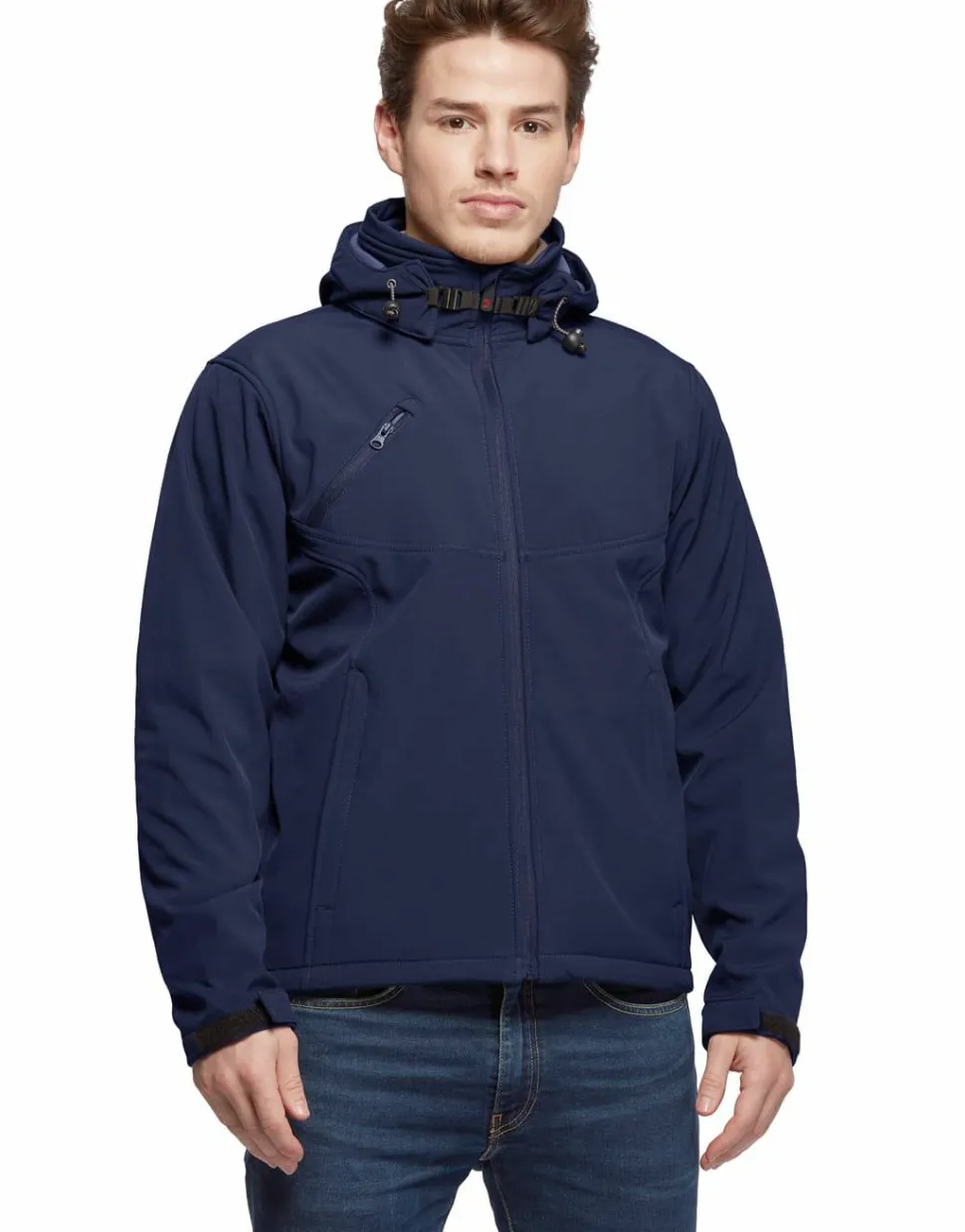 Mustaghata NISEKO - Veste Softshell Homme 3 Couches Respirante et Confortable