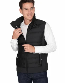 Mustaghata OMEGA - Bodywarmer Hybride Homme Softshell-Doudoune