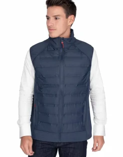 Mustaghata OMEGA - Bodywarmer Hybride Homme Softshell-Doudoune