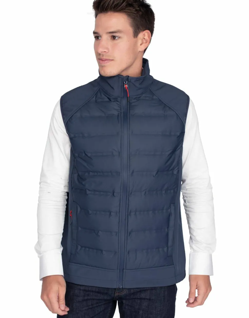Mustaghata OMEGA - Bodywarmer Hybride Homme Softshell-Doudoune