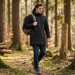 Mustaghata VERMONT - Parka longue unisexe avec doublure doudoune